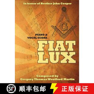 Piano Vocal 预订 9781633910911 Lux Score Fiat