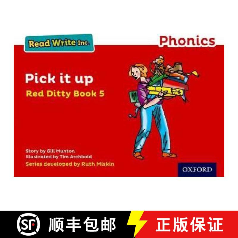 【2-3周达】Read Write Inc. Phonics: Pick It Up (Red Ditty Book 5) [9780198371236]