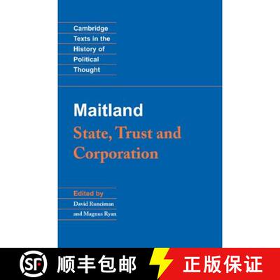 【3-4周达】精装 Maitland: State, Trust and Corporation: - Maitland: State, Trust and Corporation [9780521820103]