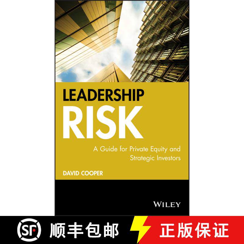 【3-4周达】精装 Leadership Risk - A Guide For Private Equity And Strategic Investors [Wiley金融] [9780470032640]