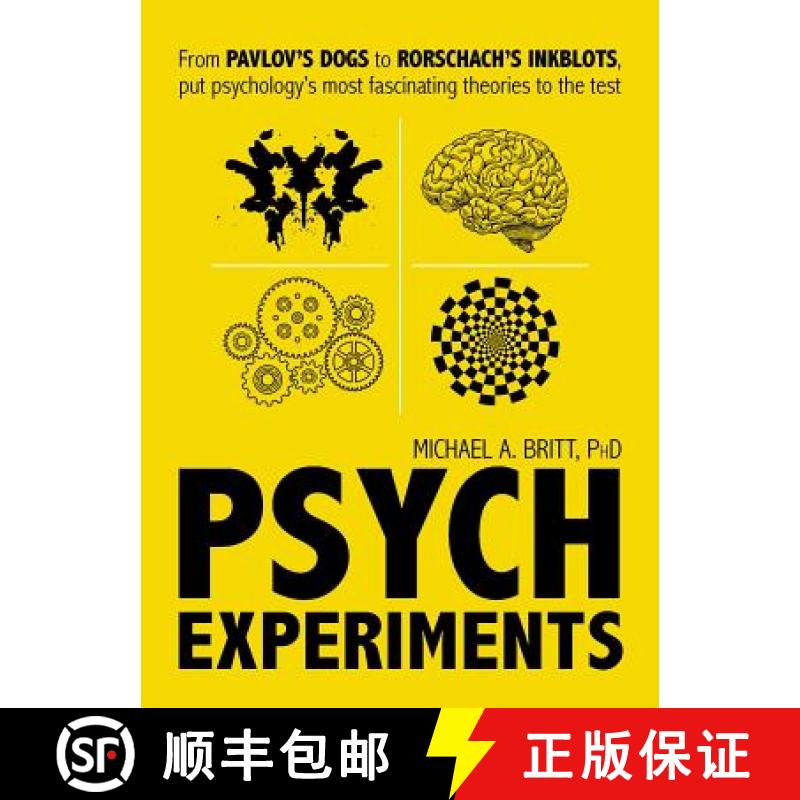 【3-4周达】Psych Experiments : From Pavlov's dogs to Rorschach's inkblots, put psychology's most fasc... [9781440597077]
