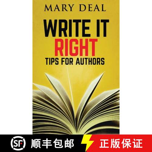 【3-4周达】Write It Right: Tips For Authors [9784824105301]