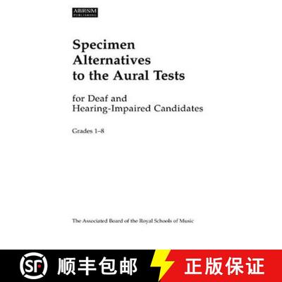 【3-4周达】Specimen Alternatives to the Aural Tests for Deaf and Hearing-Impaired candidates - generi... [9781860967726]