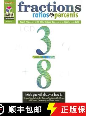 预订 Middle School Collection: Math: Reproducible Fractions, Ratios, & Percents [9781419004360]