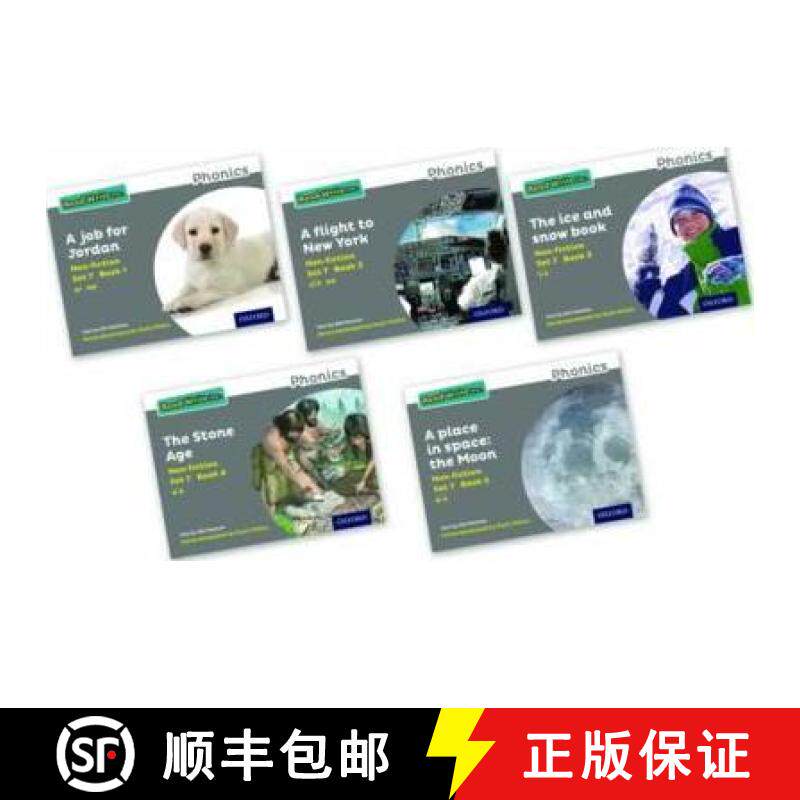 【3-4周达】Read Write Inc. Phonics: Grey Set 7 Non-fiction books (Mixed Pack of 5) [9780198373827]