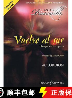 【3-4周达】Vuelvo Al Sur: 10 Tangos and Other Pieces Solo Accordion [9780851625799]