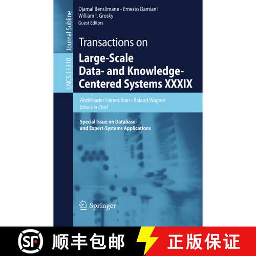 【3-4周达】Transactions on Large-Scale Data- and Knowledge-Centered Systems XXXIX : Special Issue on ... [9783662584149]