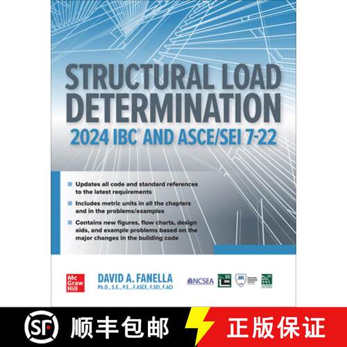 【3-4周达】Structural Load Determination: 2024 IBC and Asce/SEI 7-22 [9781264961702]