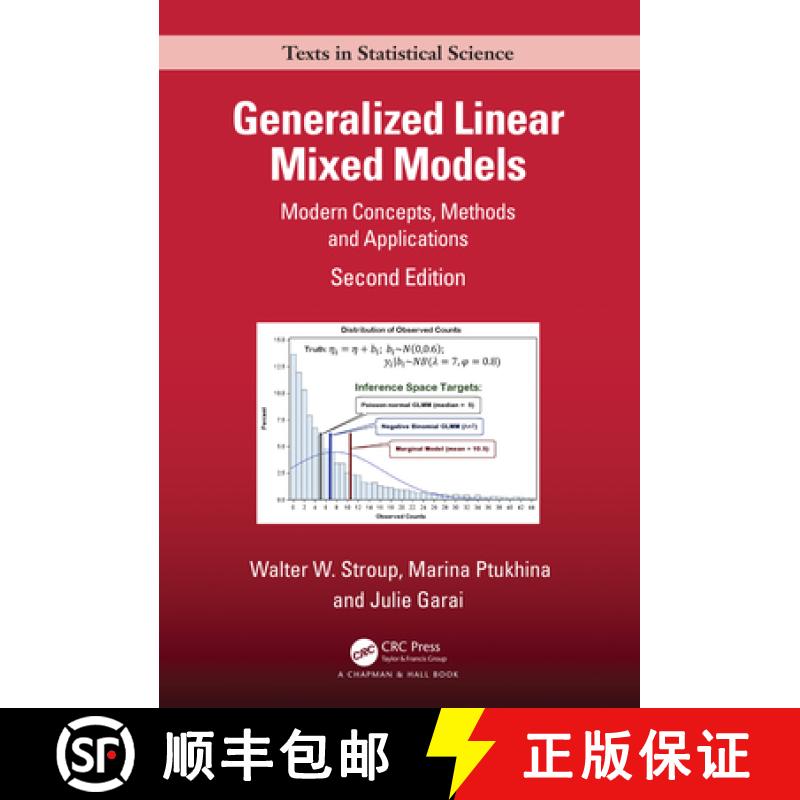 【3-4周达】Generalized Linear Mixed Models: Modern Concepts, Methods and Applications, Second Edition [9781498755566]