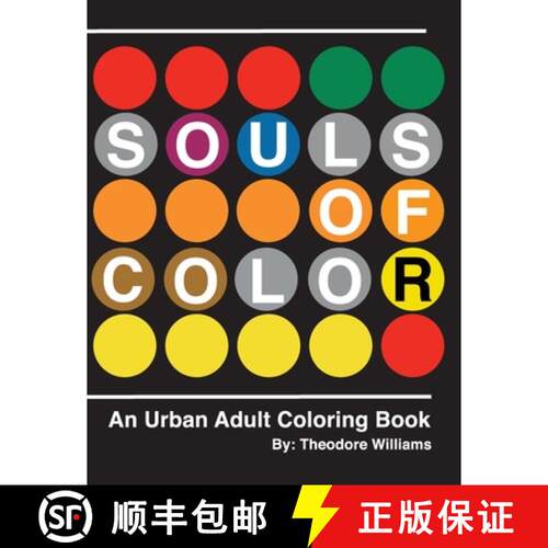 【3-4周达】Souls of Color: An Urban Adult Coloring Book [9798218135423]