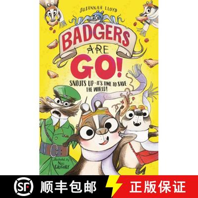 【3-4周达】Badgers Are Go! [9781788453196]