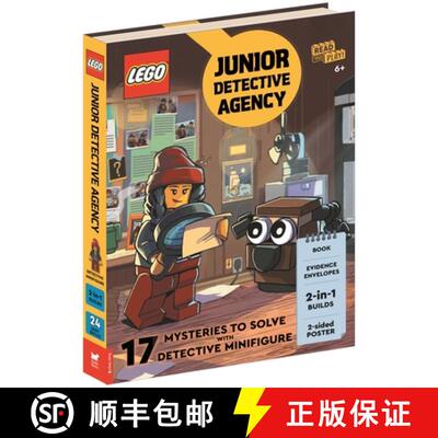 LEGO®  Books: Junior Detective Agency (with detective minifigure, dog mini-build, 2-sided poster, pl... [9781837250134]