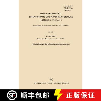 【3-4周达】Public Relations in Der OEffentlichen Energieversorgung [9783663041030]