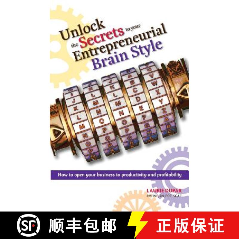 【3-4周达】Unlock The Secrets to your Entrepreneurial Brain Style [9780615612164] - 实物图