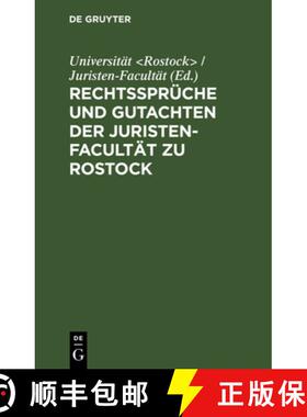 预订 Rechtssprüche und Gutachten der Juristen-Facultät zu Rostock [9783111149035]