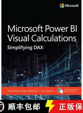 【3-4周达】Microsoft Power Bi Visual Calculations: Simplifying Dax [9780135396926]