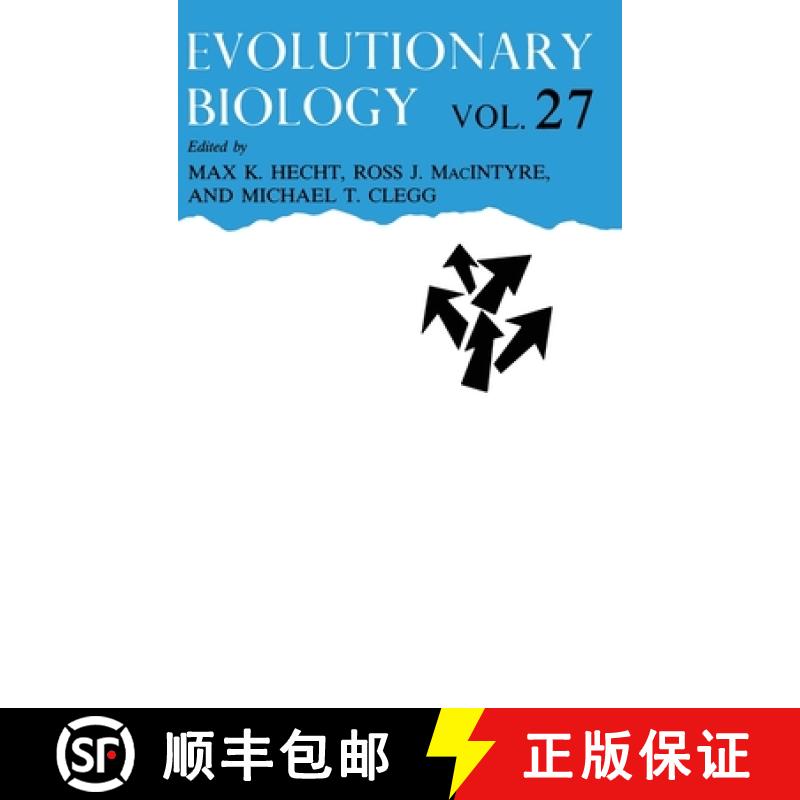【2-3周达】Evolutionary Biology: Volume 27 [9780306444753]