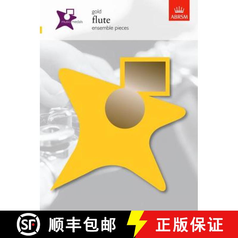 【3-4周达】Music Medals Gold Flute Ensemble Pieces [9781860964947]
