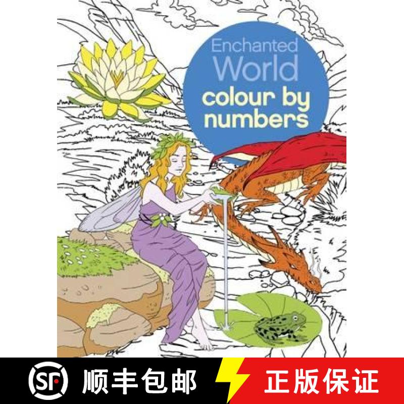 【3-4周达】Enchanted World Colour by Numbers [9781784283858]