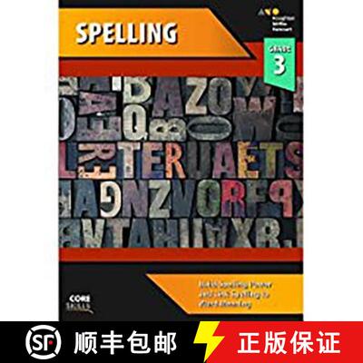 【3-4周达】Steck-Vaughn Core Skills Spelling: Workbook Grade 3 [9780544267800]