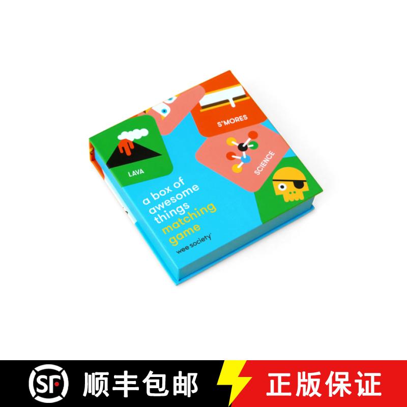 【3-4周达】A Box of Awesome Things Matching Game: A Memory Game with 20 Matching Pairs for Children [9781524759544]