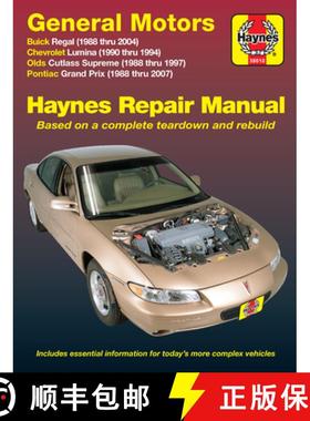 【3-4周达】Gm: Buick Regal 1988-04, Chevrolet Lumina 1990-94, Olds Cutlass Supreme 1988-97 & Pontiac ... [9781563927263]