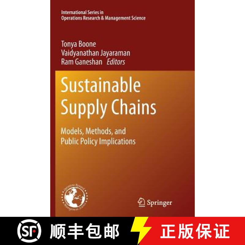 【3-4周达】Sustainable Supply Chains : Models, Methods, and Public Policy Implications [9781489988652]