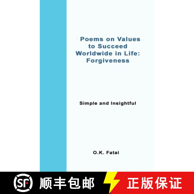 【3-4周达】Poems on Values to Succeed Worldwide in Life - Forgiveness: Simple and Insightful [9780473468118]