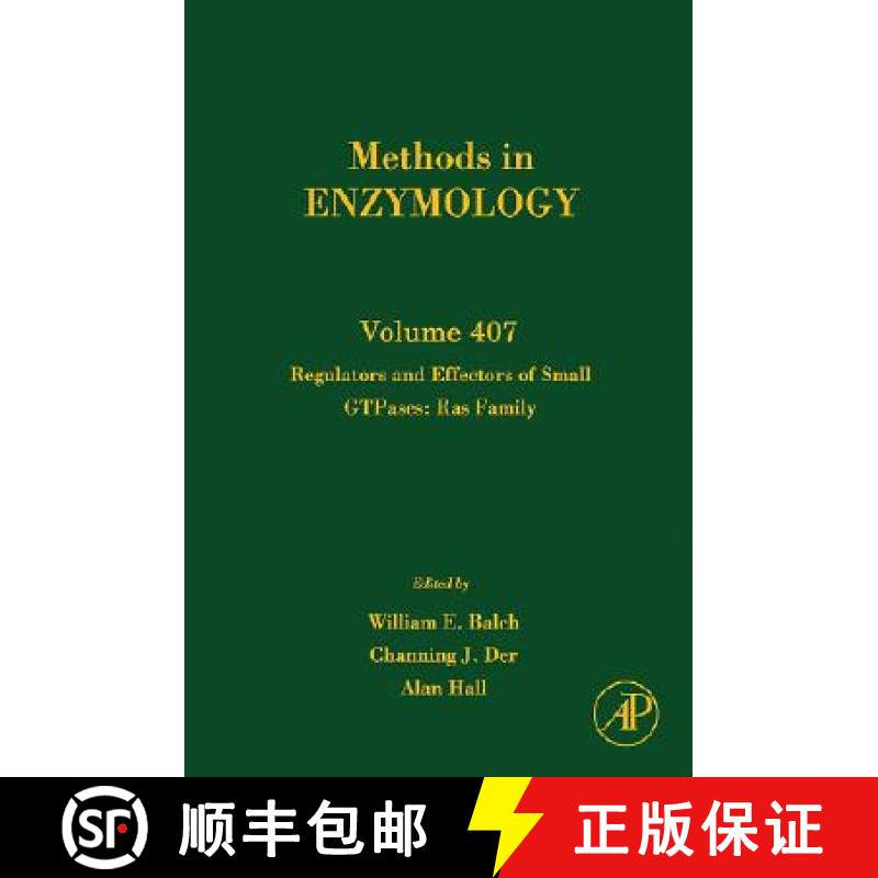 【3-4周达】Regulators and Effectors of Small Gtpases: Ras Family: Volume 407 [9780121828127]