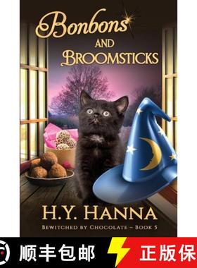 【3-4周达】Bonbons and Broomsticks (LARGE PRINT): Bewitched By Chocolate Mysteries - Book 5 [9781922436153]