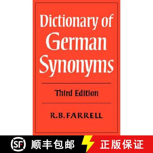 【3-4周达】Dictionary of German Synonyms [9780521290685]