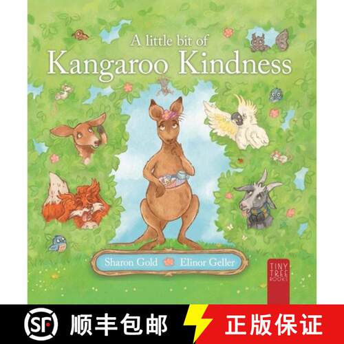 【3-4周达】精装 A Little Bit of Kangaroo Kindness: A Touching Picture Book about Kindness and Empathy... [9780722361139]