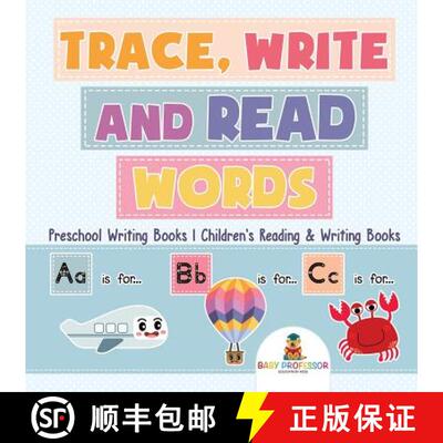【3-4周达】Trace, Write and Read Words - Preschool Writing Books | Children's Reading & Writing Books [9781541928428]