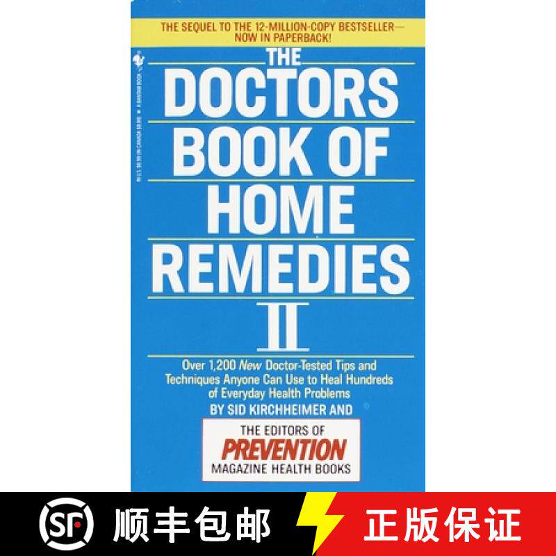 【3-4周达】The Doctors Book of Home Remedies II: Over 1,200 New Doctor-Tested Tips and Techniques Any... [9780553569841]