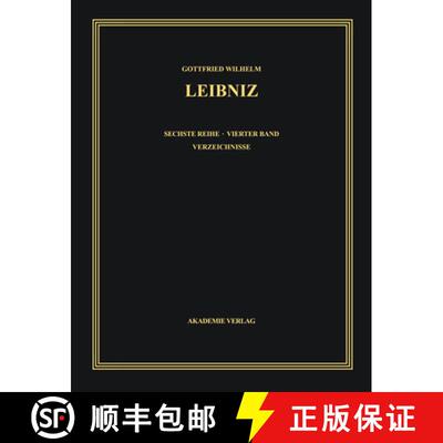 【3-4周达】Sämtliche Schriften und Briefe, BAND 4, 1677-Juni 1690 [9783050019529]