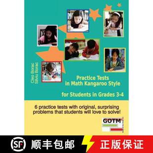【3-4周达】Practice Tests in Math Kangaroo Style for Students in Grades 3-4 [9780692369784]
