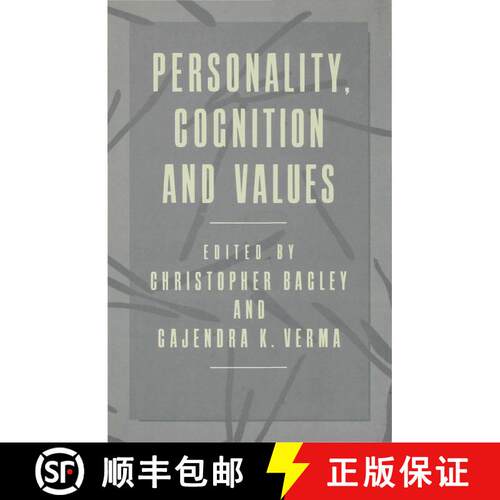 【3-4周达】精装 Personality, Cognition and Values [9780333379332]