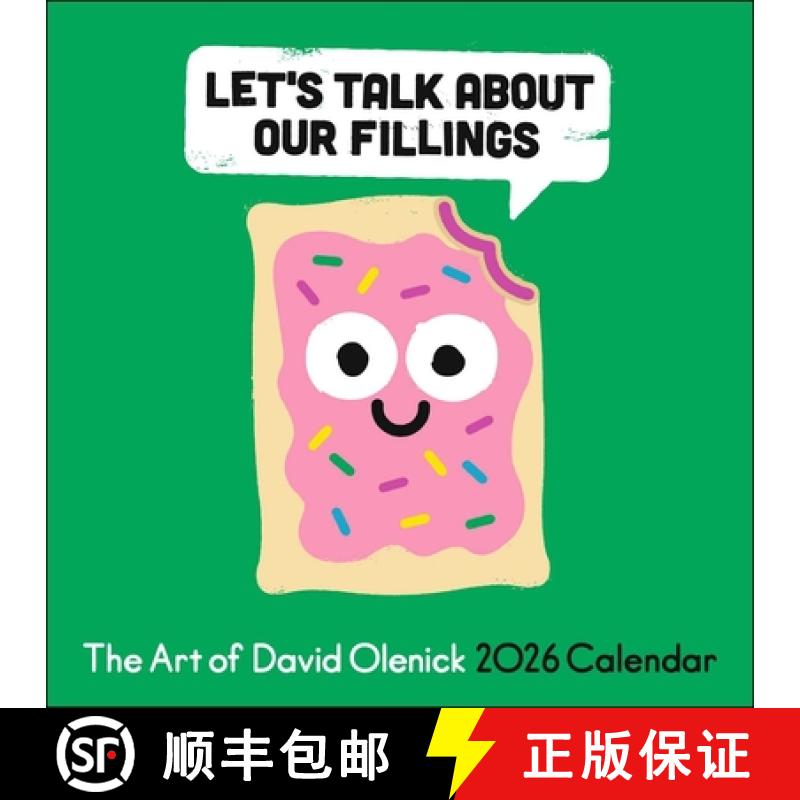 【3-4周达】The Art of David Olenick 2026 Wall Calendar: Let's Talk about Our Fillings [9781524897925]