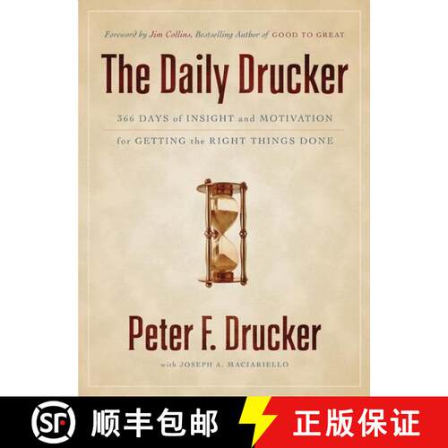 【3-4周达】精装 The Daily Drucker: 366 Days of Insight and Motivation for Getting the Right Things Done [9780060742447]