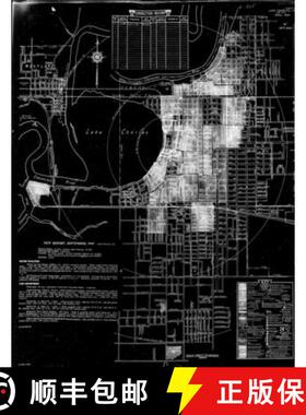 【3-4周达】Lake Charles Louisiana Sanborn Fire Insurance Map 1925-1949 [9781365631146]