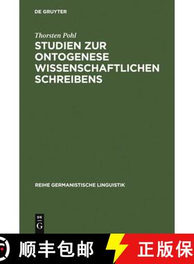 【3-4周达】Studien Zur Ontogenese Wissenschaftlichen Schreibens [9783484312715]