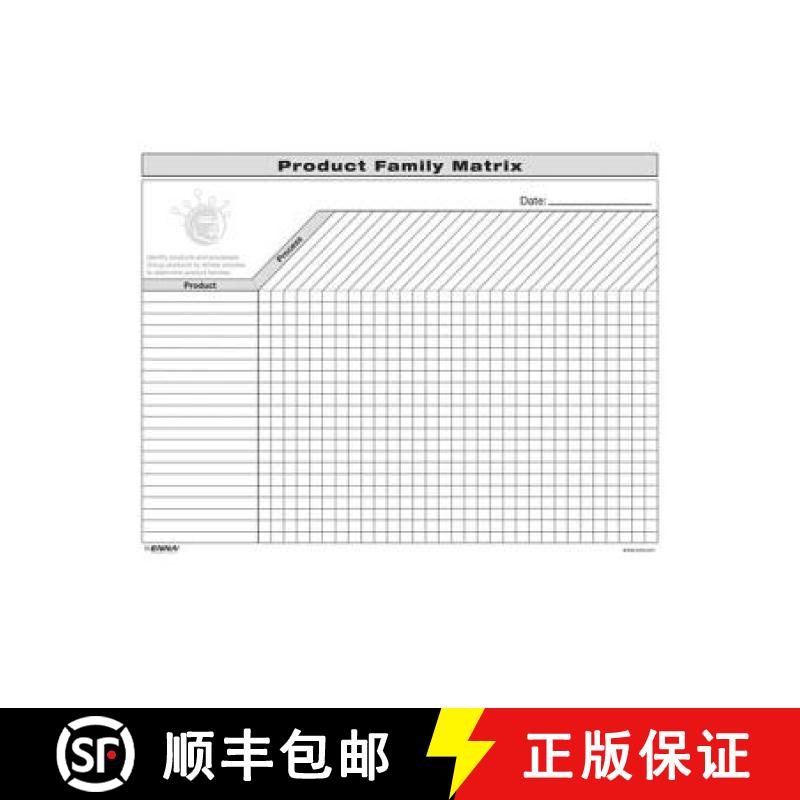 【3-4周达】Vsm: Product Family Matrix: Product Family Matrix [9781138079373]
