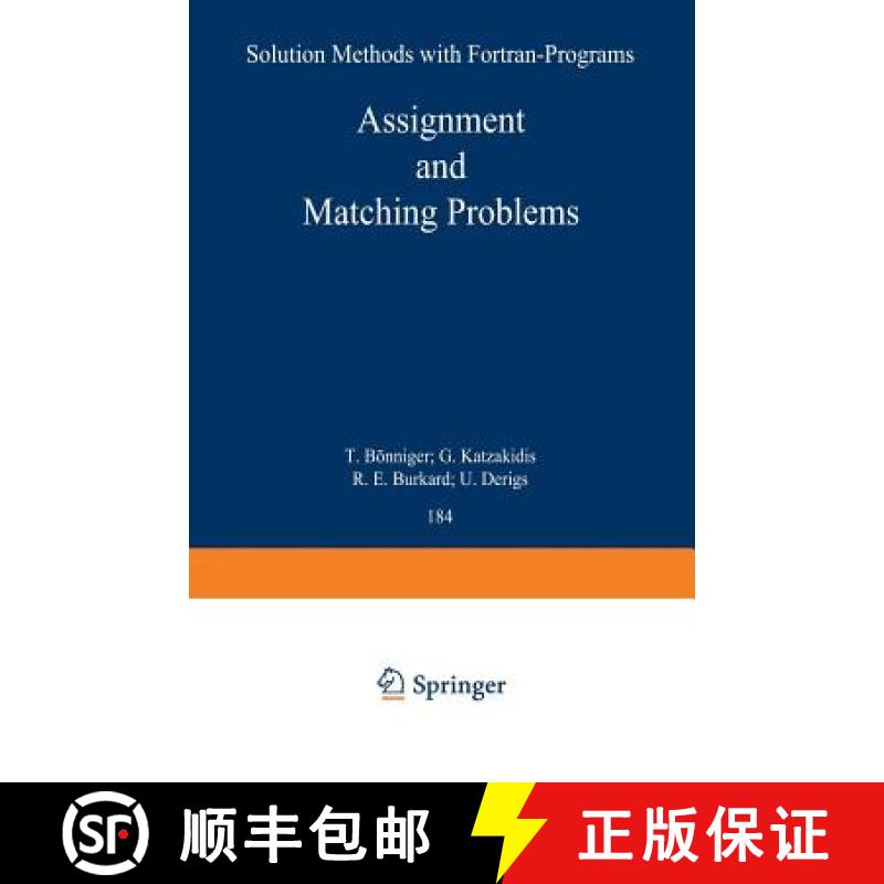 【3-4周达】Assignment and Matching Problems: Solution Methods with Fortran-Programs [9783540102670]