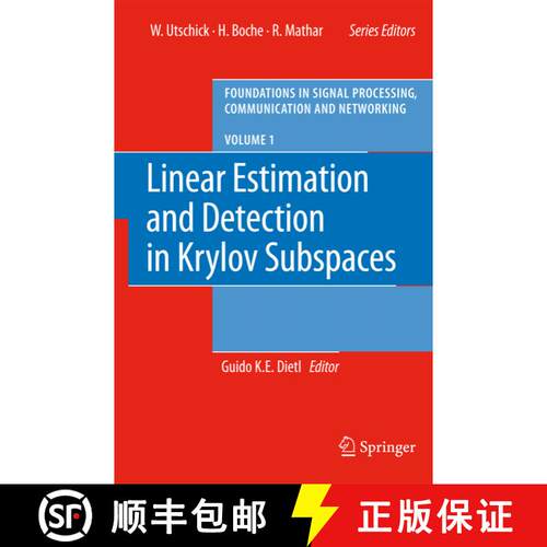 【3-4周达】精装 Linear Estimation and Detection in Krylov Subspaces: - Linear Estimation and Detectio... [9783540684787]