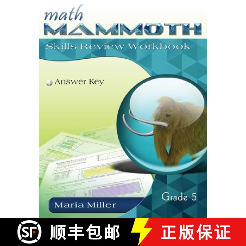 【3-4周达】Math Mammoth Grade 5 Skills Review Workbook Answer Key [9781954358348]