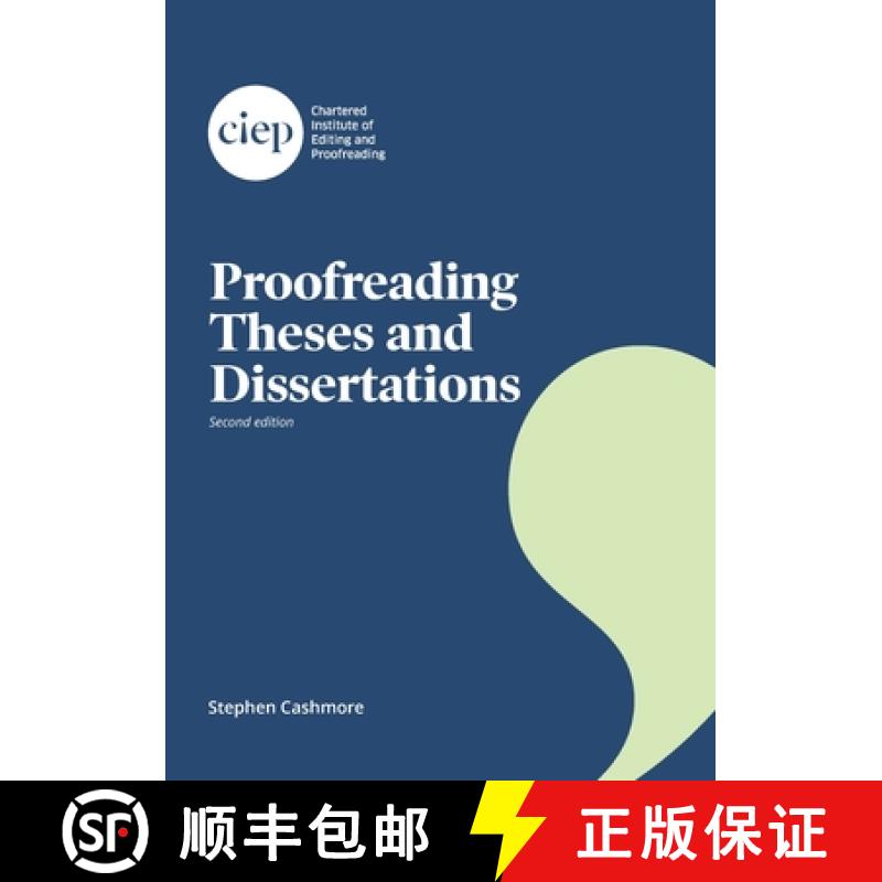 【3-4周达】Proofreading Theses and Dissertations [9781838358266]图片
