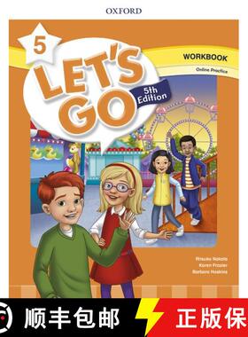 【3-4周达】Lets Go Level 5 Workbook with Online Practice 5th Edition [9780194049757]