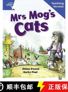 【3-4周达】Rigby Star Guided Reading Blue Level: Mrs Mog's Cat Teaching Version [9780433049531]