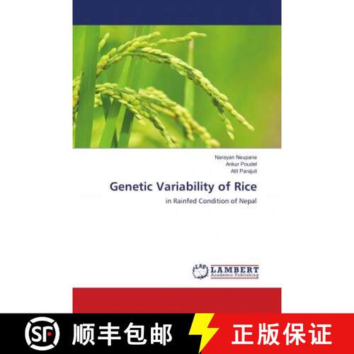 预订 Genetic Variability of Rice [9786139887002]