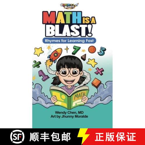 【3-4周达】精装 Math Is A Blast: Rhymes for Learning Fast [9781971957029]